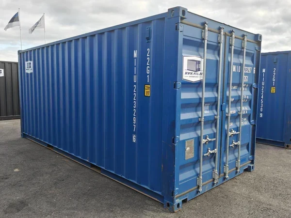 Contenedor Marítimo de 20 Pies Azul Seminuevo – Acero Corten – 33 m³