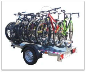 Remolque Plataforma Portabicicletas 9 Bicicletas 130 x 190 cm | 500 kg
