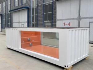 Piscina Contenedor de 20 Pies (6,06 × 2,44 m) con Ventana Panorámica de Fibra de Vidrio