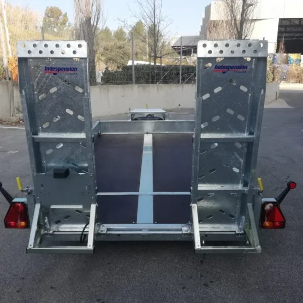 Independence Remolque Portamáquinas AD35105BTS 300×170 cm 3500 kg Doble Eje Portón Trasero