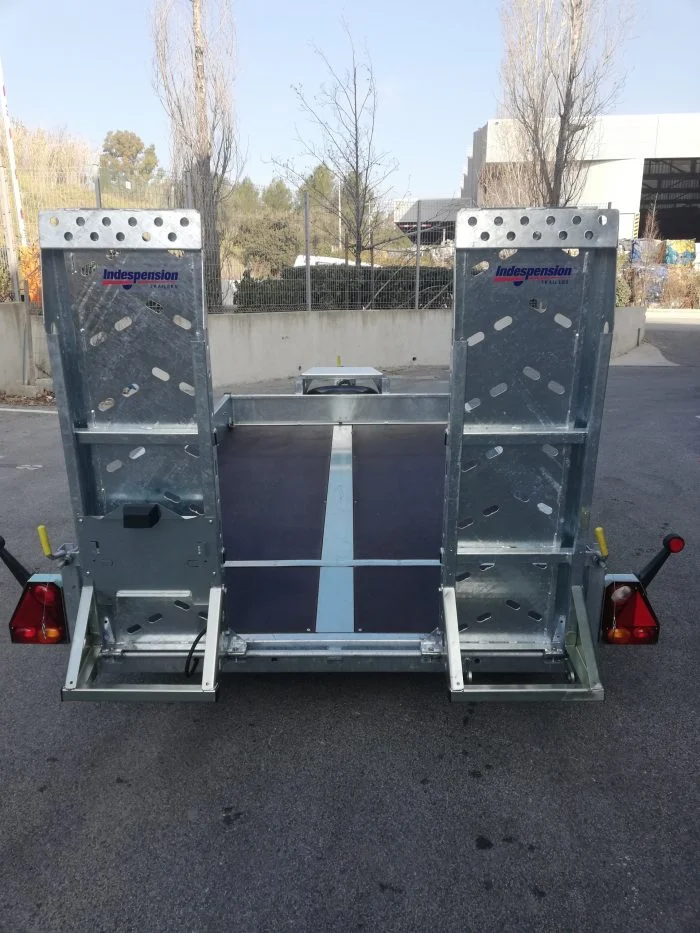 Independence Remolque Portamáquinas AD35105BTS 300×170 cm 3500 kg Doble Eje Portón Trasero