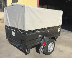 Remolque Ayala Reforzado — 200×130×50 cm | 750 kg | Eje Simple | Arquillos de 65 cm