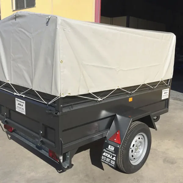 Remolque Ayala Reforzado — 200×130×50 cm | 750 kg | Eje Simple | Arquillos de 65 cm