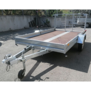 Boro Remolque Bandeja BOP737H 300×172 cm 1300 kg Eje Simple Basculante Rampa
