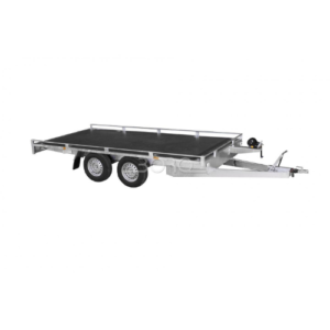 Boro Remolque Bandeja Utilitaria Atlas 4 m 400×200 cm 2700 kg Doble Eje Barandillas