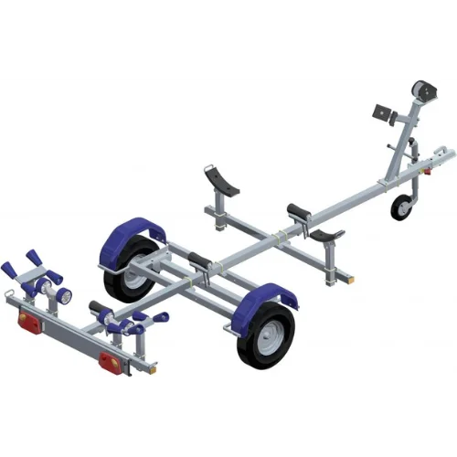 Remolque de Barco Neumático Sunway SW225PN12 — Chasis 4 m 360 kg Eje Simple