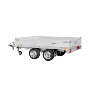 Remolque Basculante Manual Saris K127617027002N 2700 kg – 276 × 170 cm – Doble Eje Frenado