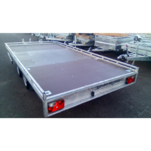 Boro Remolque Bandeja Utilitaria Atlas 5 m 500×208 cm 3500 kg Doble Eje Barandillas
