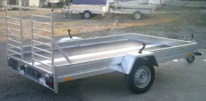 Boro Remolque Bandeja BOP737 300×172 cm 750 kg Eje Simple Basculante Portón Trasero