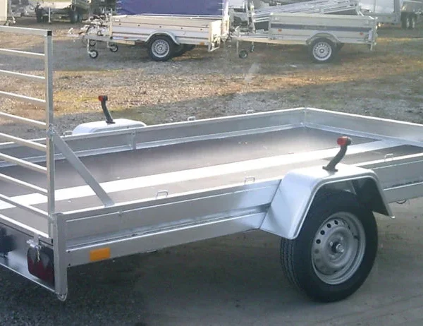 Boro Remolque Bandeja BOP737 300×172 cm 750 kg Eje Simple Basculante Portón Trasero