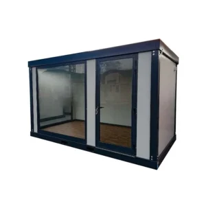 Bungalow Comercial Burbuja V2 Reforzado de 4 Metros – Oficina Modular Acristalada Nueva