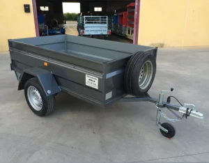 Remolque Bandeja Agrícola Serie Reforzada 220×140 cm 750 kg Eje Simple Amarres Laterales