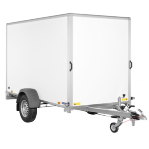 Remolque Furgón Cerrado SARIS FW150 – 1500 kg – 306 × 154 × 180 cm – Eje Simple Frenado, Ruedas Exteriores de 14″ y Cierre con Llave