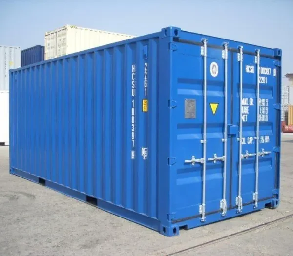 Contenedor Marítimo Nuevo de 20 Pies DV – Acero RAL 5010 Azul – 33 m³